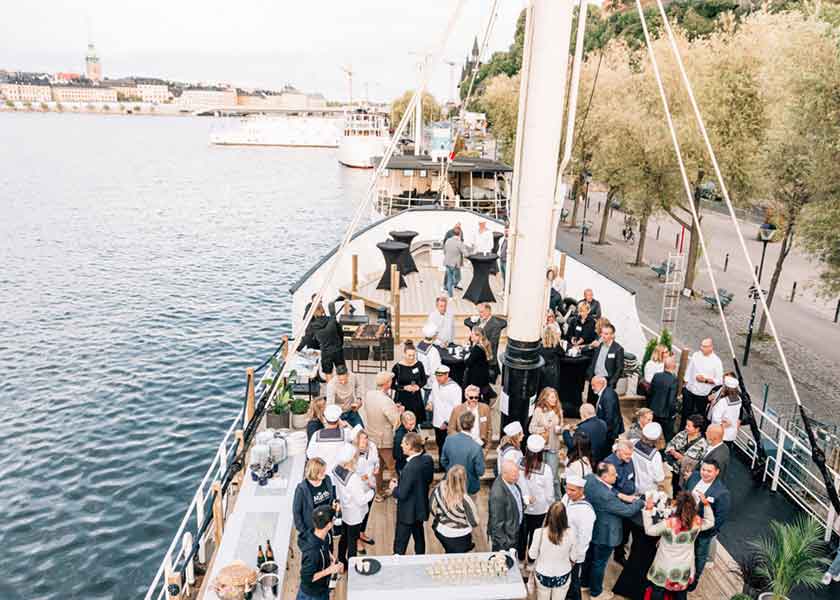 Märtha festvåning på fartyg Söder Mälarstrand